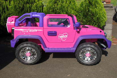 pink 12 volt jeep